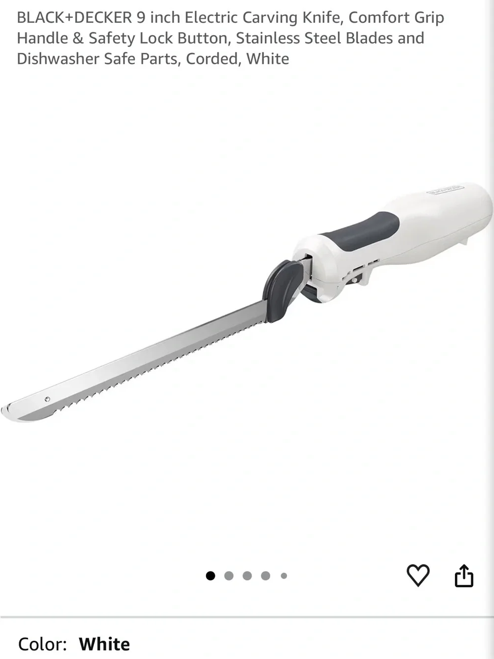 Black and Decker electric knife